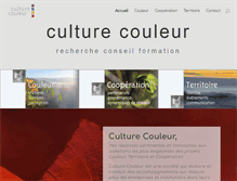 Tablet Screenshot of culturecouleur.com